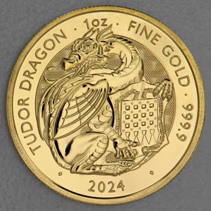 Goldmünze 1oz "Tudor Dragon" 2024 Royal Tudor Beasts (Großbritannien) - Hauptansicht