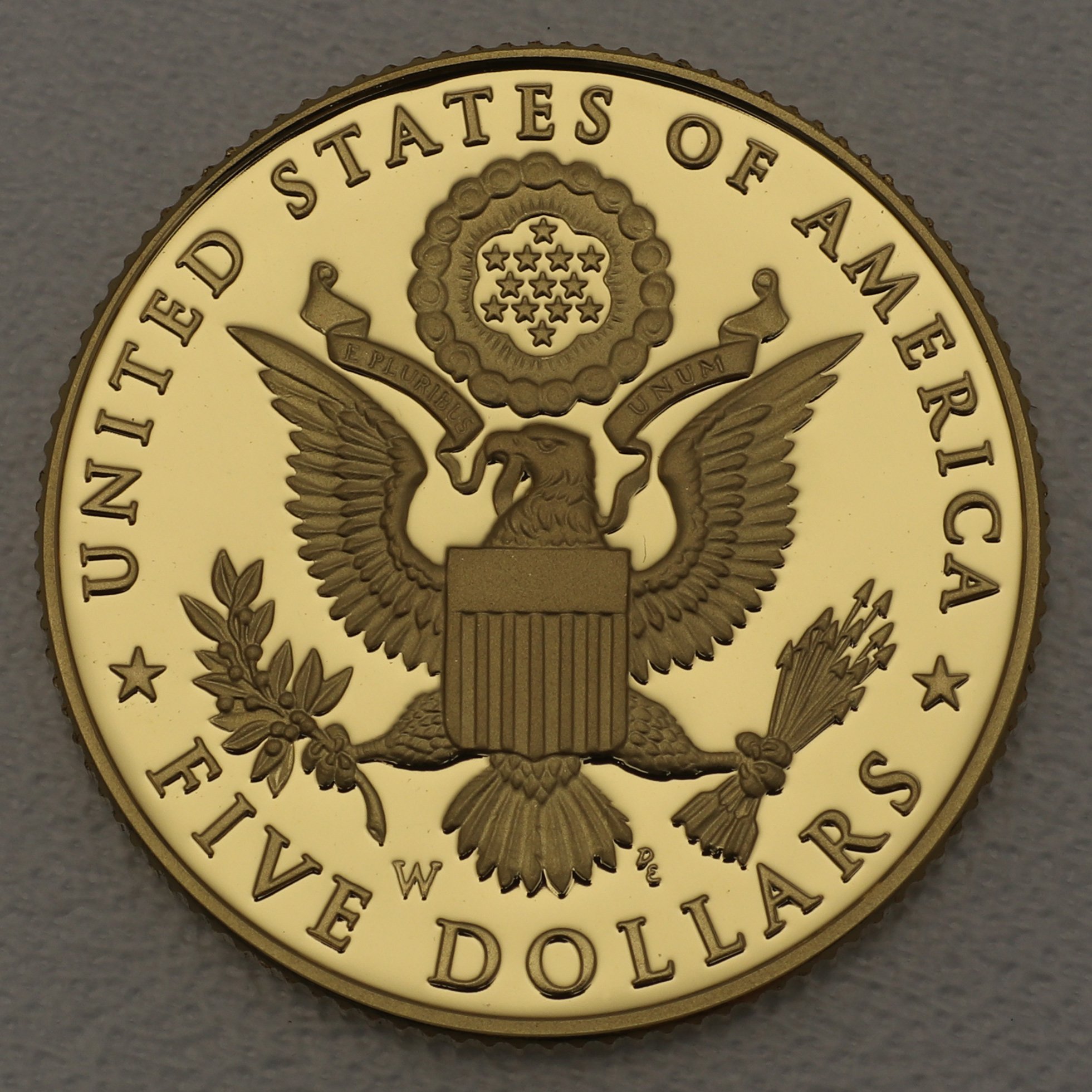 Goldmünze 5 Dollar "Bald Eagle" 2008 (PP) (USA) - Detailansicht 1