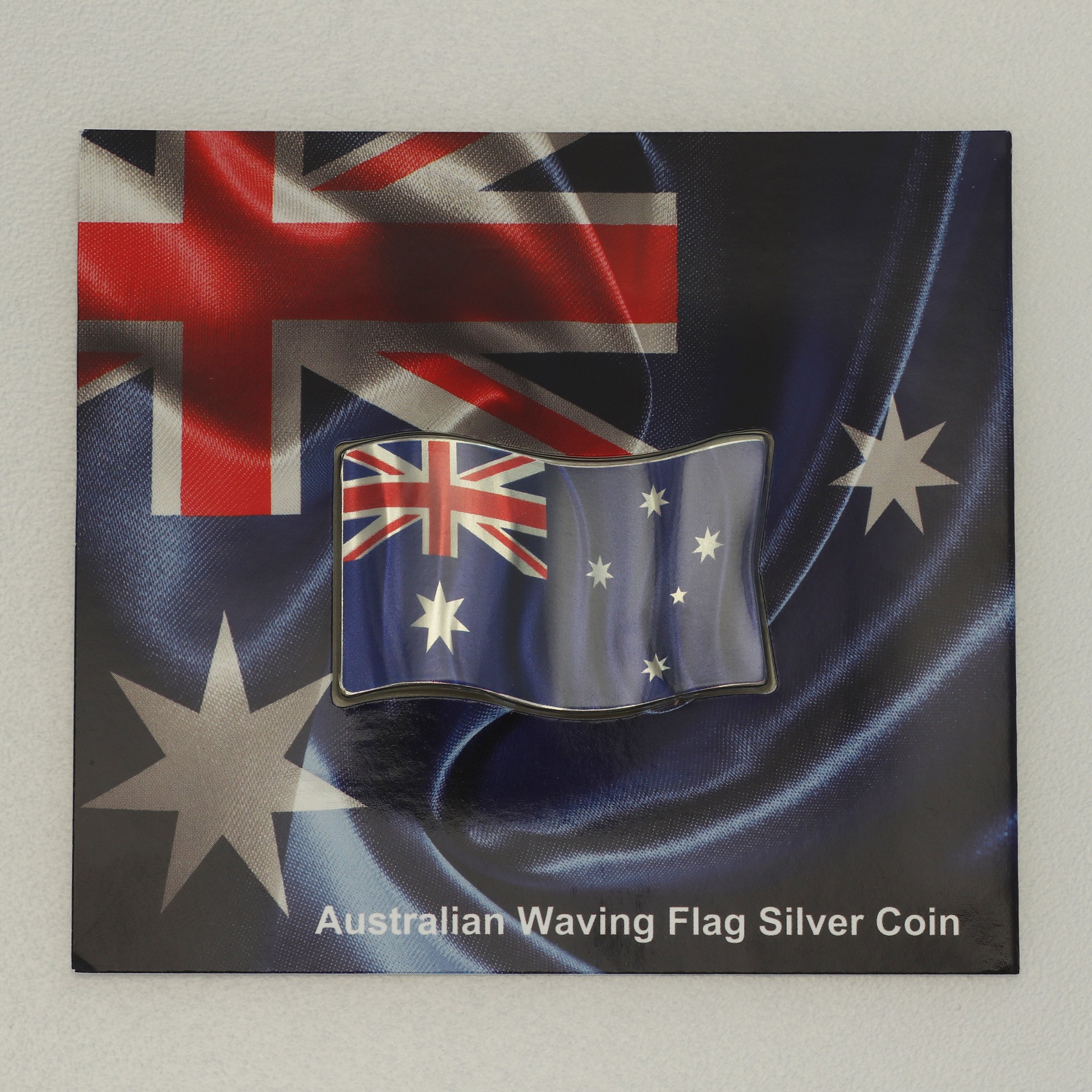 Silbermünze 1oz "Australian Waving Flag" 2018 (PL) (Niue) - Hauptansicht