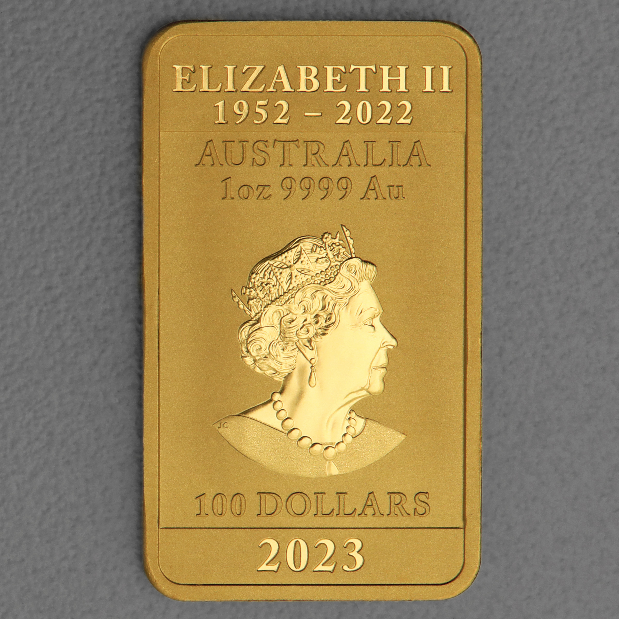 Gold Münzbarren 1oz "Rectangular Dragon" 2023 (Australien) - Detailansicht 1