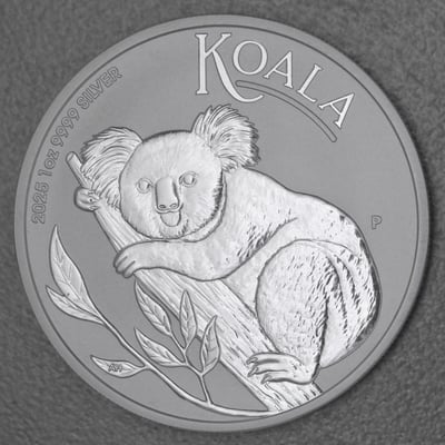 Silbermünze 1oz "Koala" 2025 diff. (Australien) - Hauptansicht