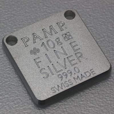 Silber-Schmuckbarren 10g "Bear/Bär" PAMP - Miniaturansicht 8