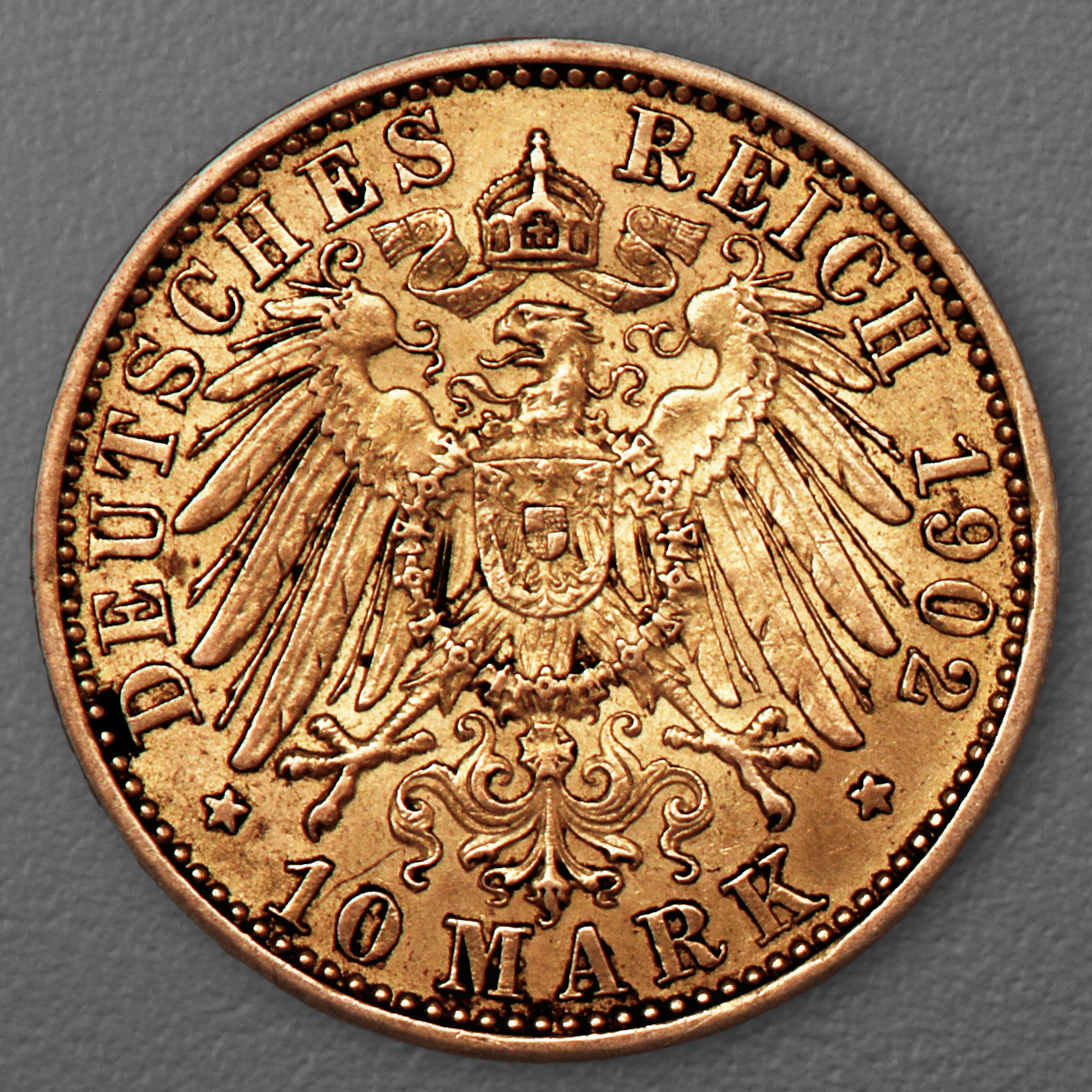 Goldmünze 10 Mark "Wilhelm II." 1902-A J.251 (Preußen) - Detailansicht 1