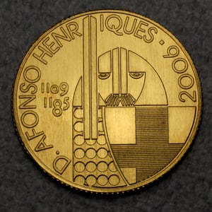 Goldmünze 0,25 Euro "D. Afonso Henriques" 2006 (Portugal) - Miniaturansicht 1