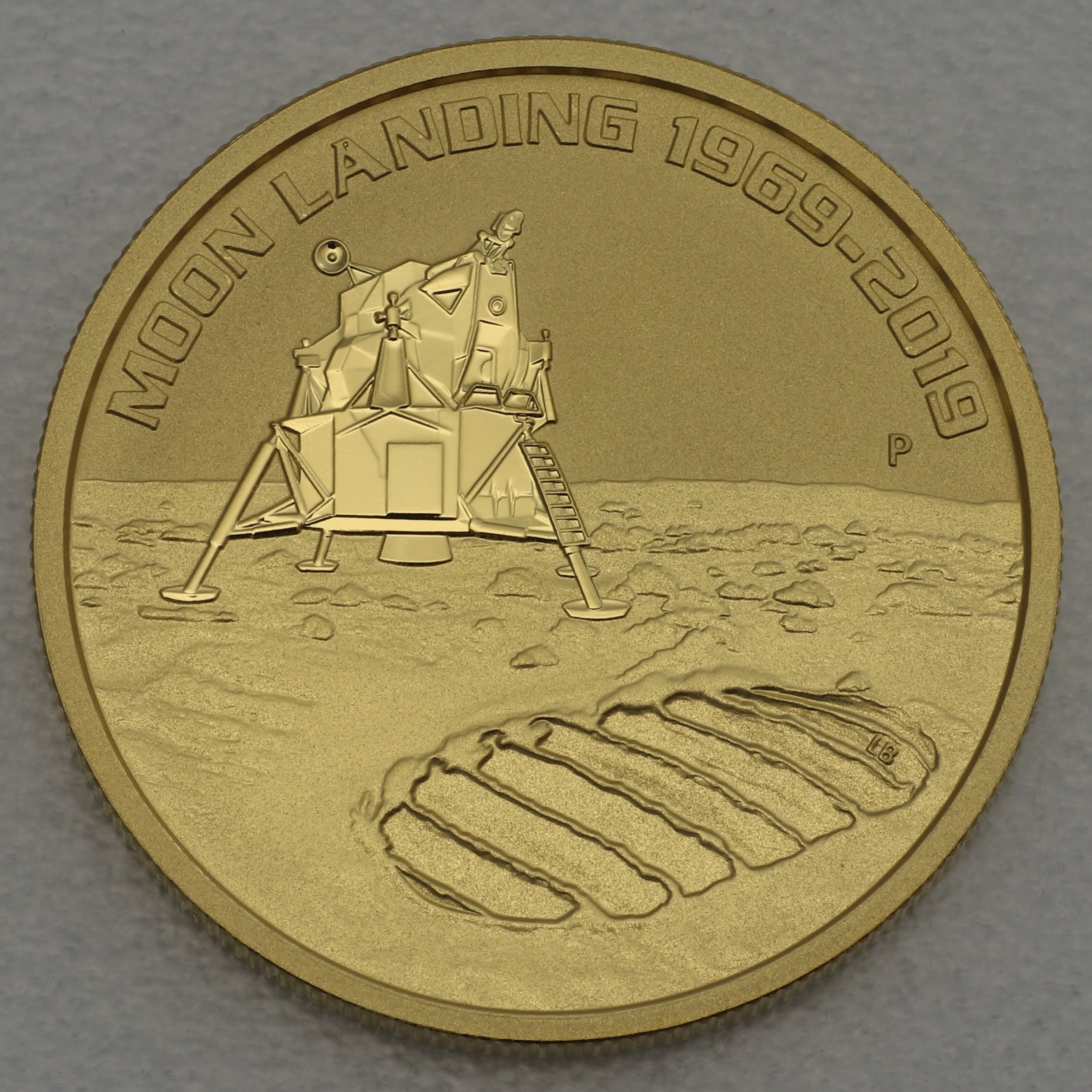 Goldmünze 1oz "Moon Landing 1969-2019" 2019 50. Jahrestag der Mondlandung (Australien) - Hauptansicht