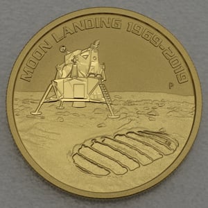 Goldmünze 1oz "Moon Landing 1969-2019" 2019 50. Jahrestag der Mondlandung (Australien) - Hauptansicht