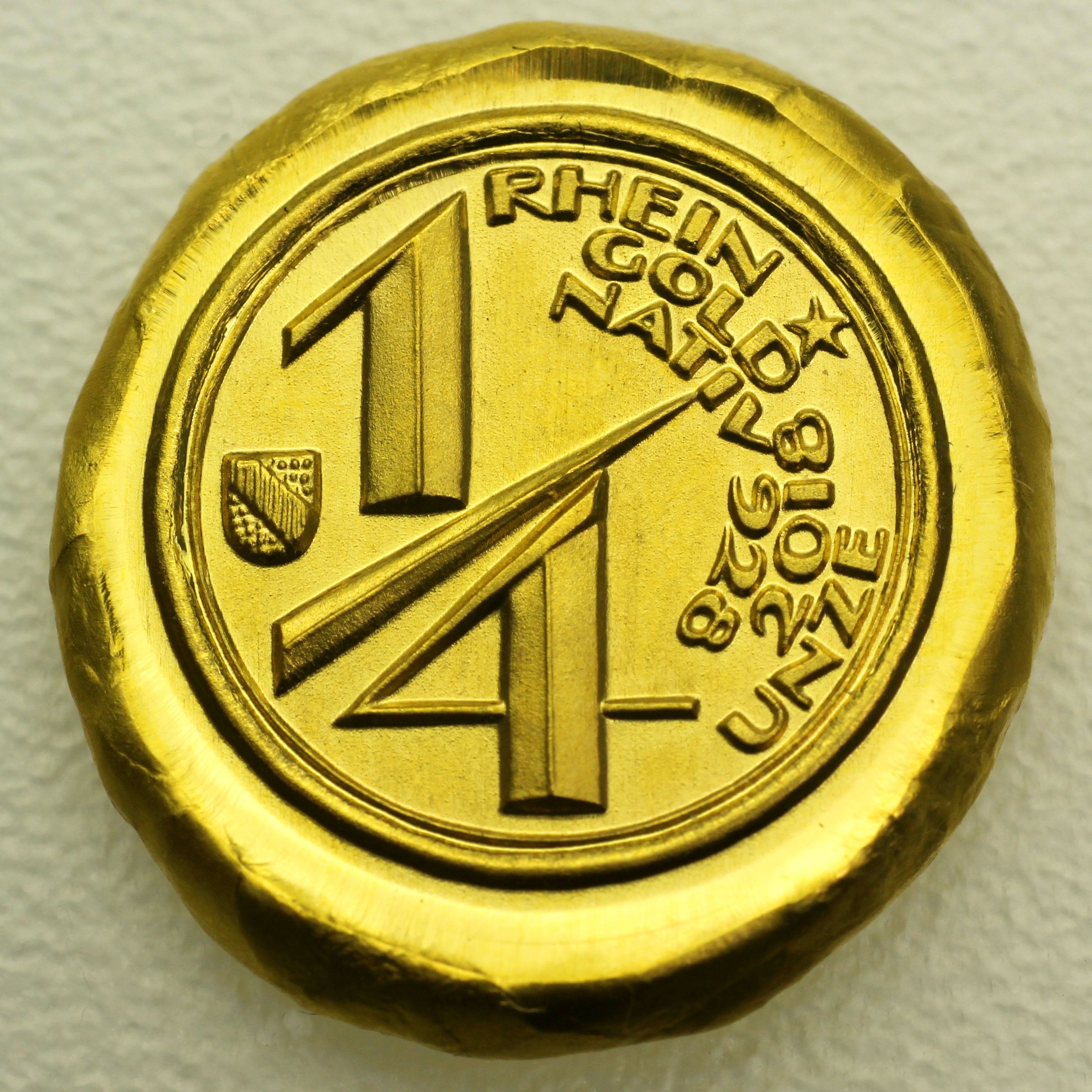 Flussgold-Medaille 2018 "Caracalla Rheingold" - Detailansicht 1