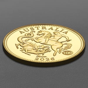 Goldmünze Sovereign 2026 (PP) Set 3-teilig Privy Mark Perth Mint (Australien) - Miniaturansicht 8