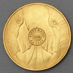 Goldmünze 1oz "Elefant" 2023 Big Five II (Südafrika) - Miniaturansicht 2