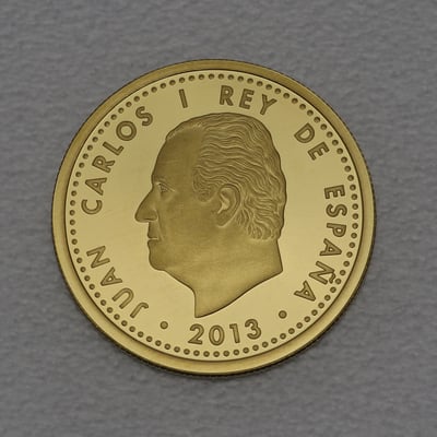 Goldmünze 100 Euro "Alhambra" 2013 Milenio Reino de Granada (Spanien) - Miniaturansicht 2