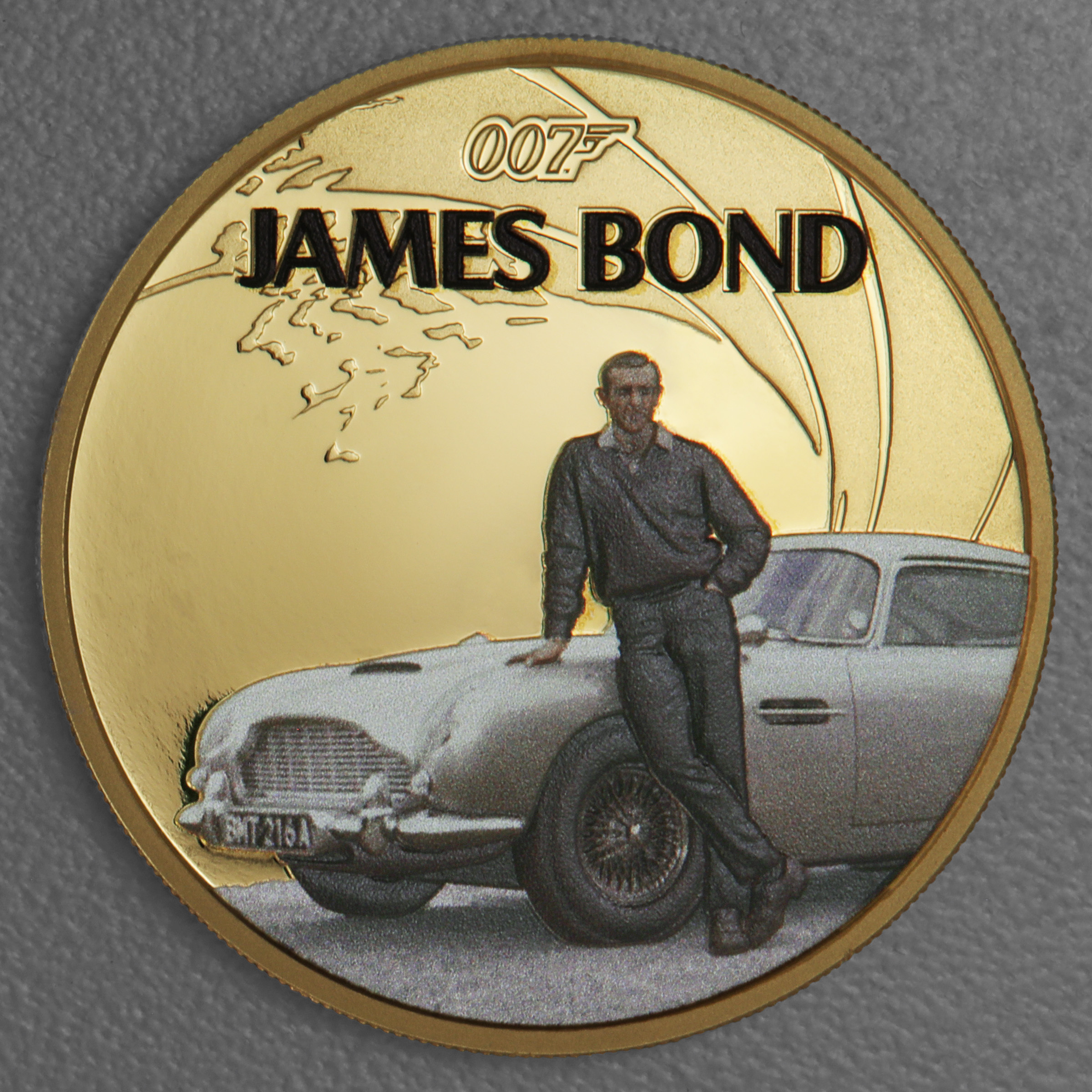 Silbermünzen 1oz + 6 x 1/2oz "Sean Connery" 2024 (PP/kol./verg.) Set – 7-teilig James Bond (Tuvalu) - Detailansicht 1