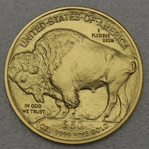 Goldmünze 1oz "American Buffalo" verschiedene Jahrgänge (USA) - Miniaturansicht 2