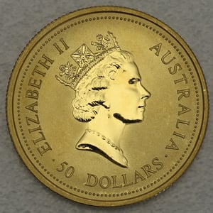 Goldmünze 1/2oz "Känguru" 1994 Australian Nugget (Australien) - Miniaturansicht 2