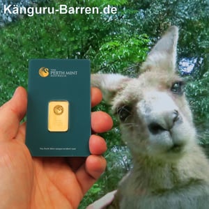 Goldbarren 10g THE PERTH MINT "Känguru" - Miniaturansicht 4
