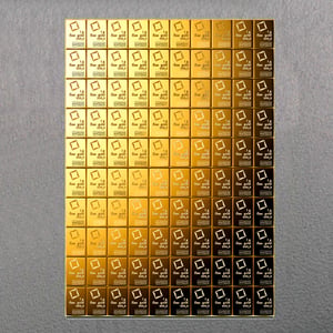 Goldtafel VALCAMBI (100x 1g Au) "CombiBar" - Miniaturansicht 2