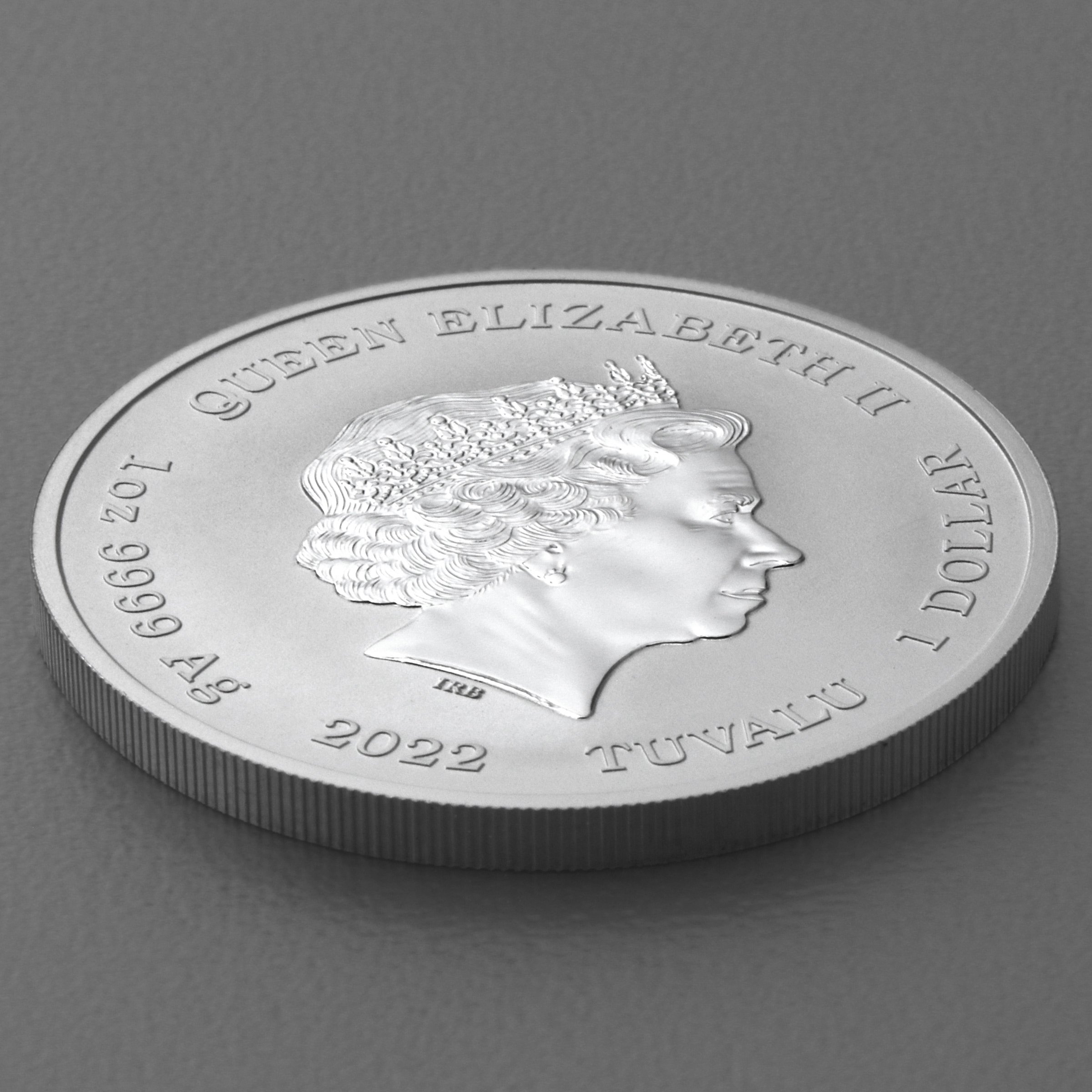 Silbermünze 1oz "Simpsons Season s Greetings" 2022 The Simpsons (Tuvalu) - Detailansicht 3