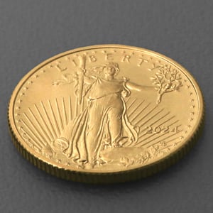 Goldmünze 1/4oz "American Eagle" 2024 (USA) - Miniaturansicht 4