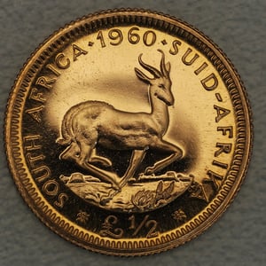 Goldmünze 1/2 Pound "Elizabeth II." (Südafrika) - Miniaturansicht 2