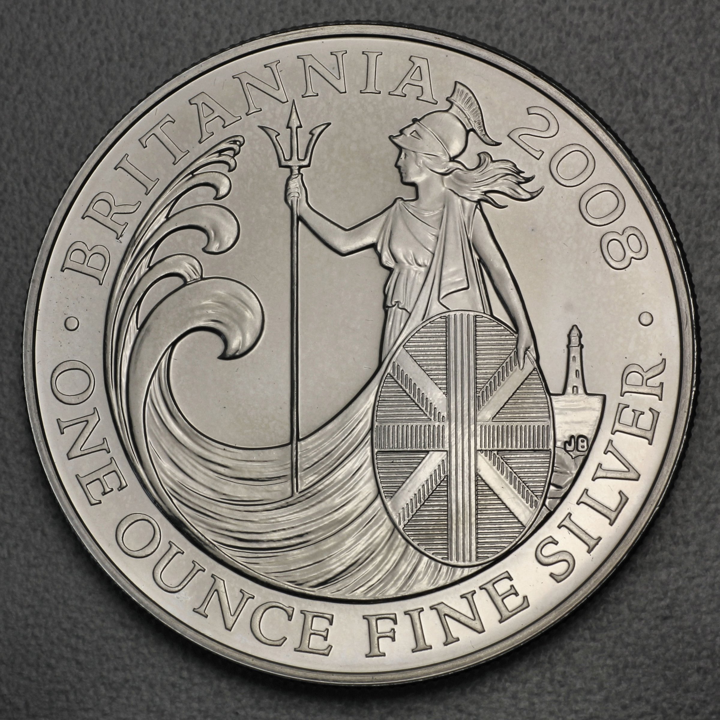 Silbermünze 1oz "Britannia" 2008 (Großbritannien) - Hauptansicht