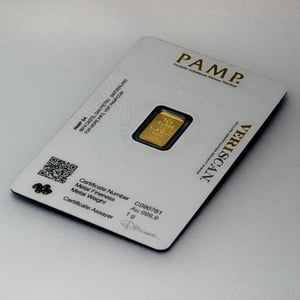 Goldbarren 1g PAMP "Fortuna" - Miniaturansicht 4