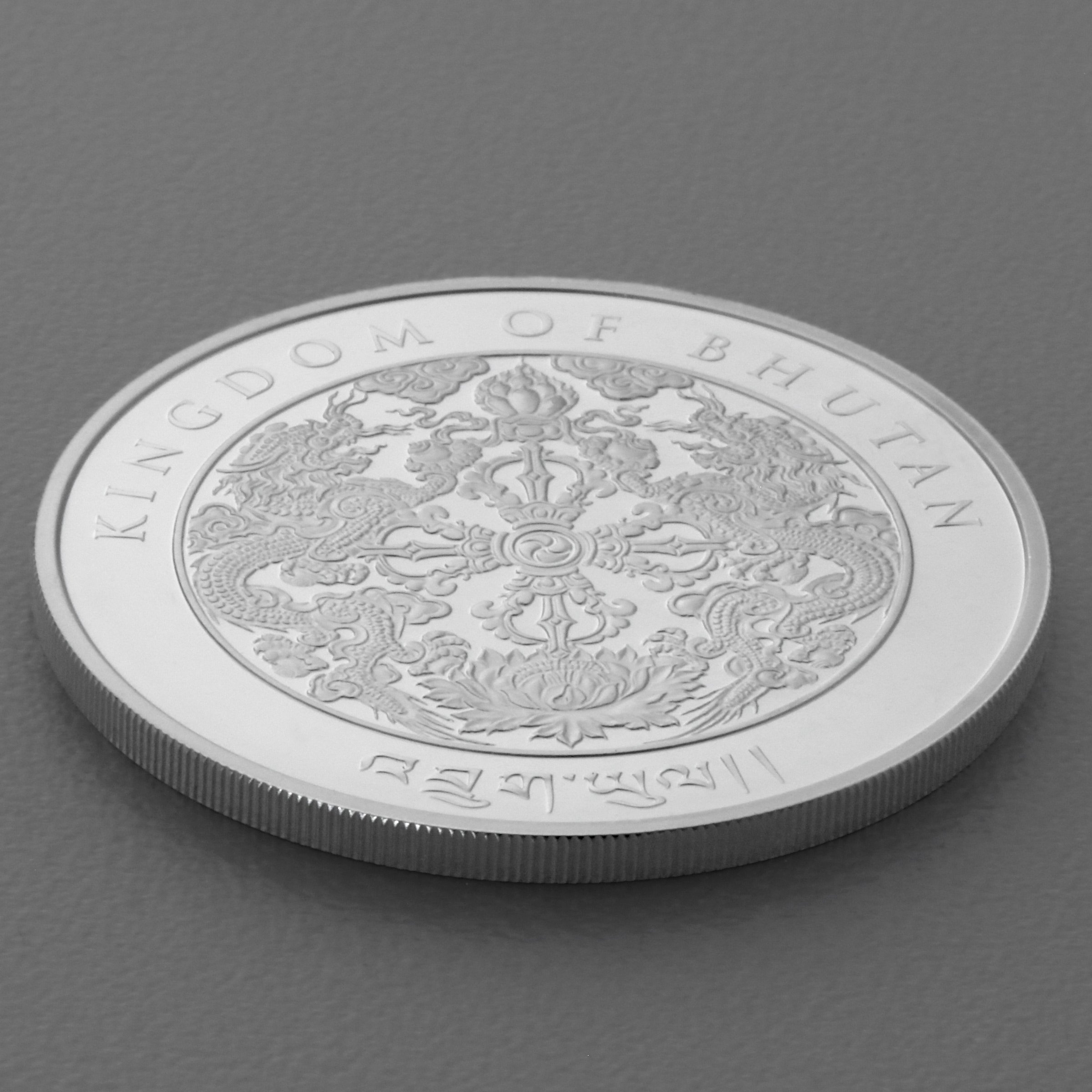 Silbermünze 1oz "Hase" 2023 Lunar – Year of the Rabbit 19% (Bhutan) - Detailansicht 3
