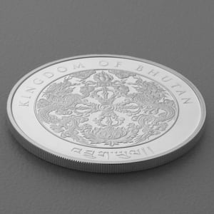 Silbermünze 1oz "Hase" 2023 Lunar – Year of the Rabbit 19% (Bhutan) - Miniaturansicht 4