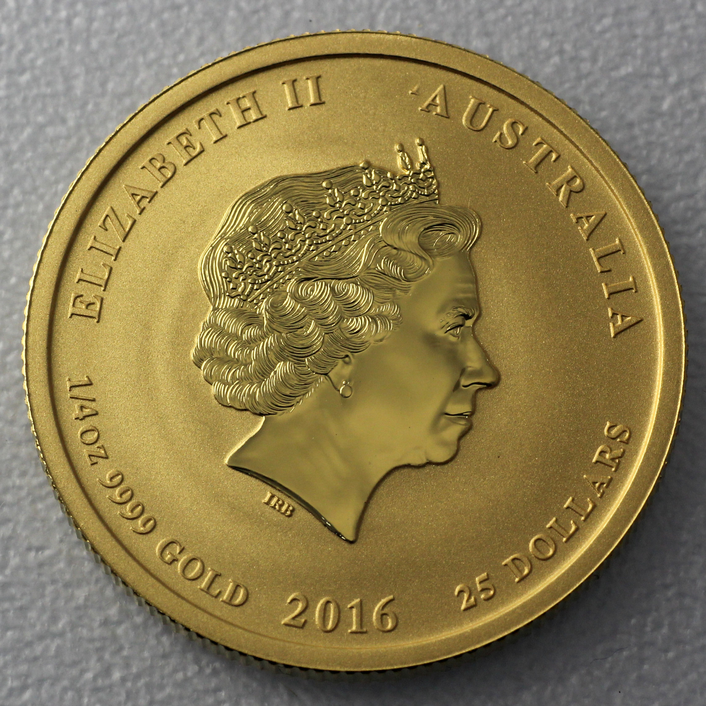 Goldmünze 1/4oz "Affe" 2016 Lunar II – Year of the Monkey (Australien) - Detailansicht 1