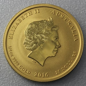 Goldmünze 1/4oz "Affe" 2016 Lunar II – Year of the Monkey (Australien) - Miniaturansicht 2