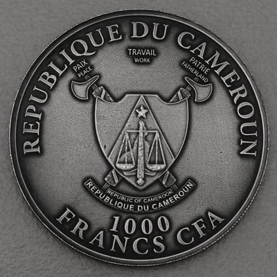 Silbermünze 1oz "50 Years of Moon Landing" 2019 AF (Kamerun) - Miniaturansicht 2