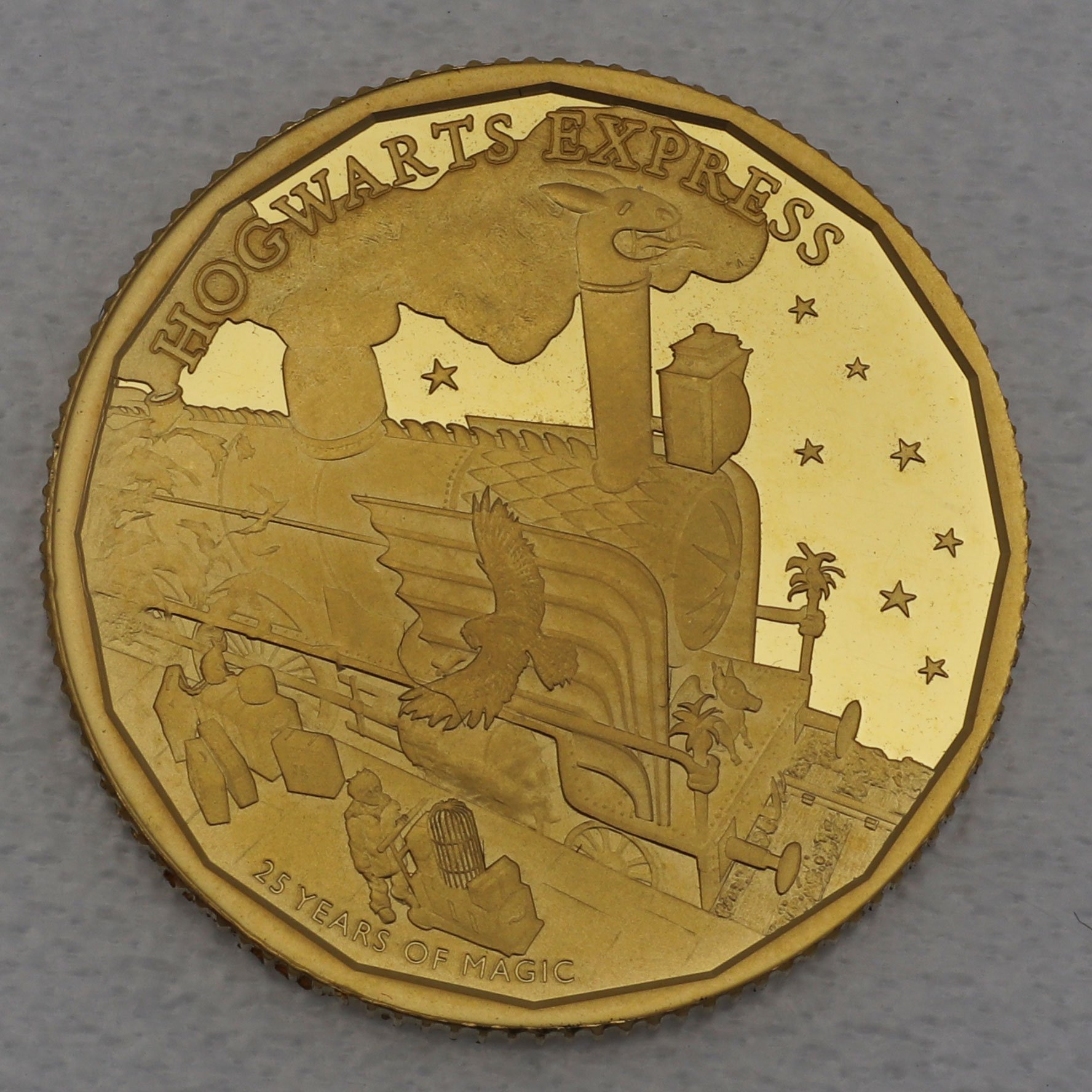 Goldmünze 1/4oz "Hogwarts Express" 2022 Harry Potter (Großbritannien) - Hauptansicht