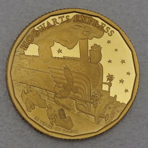 Goldmünze 1/4oz "Hogwarts Express" 2022 Harry Potter (Großbritannien) - Hauptansicht