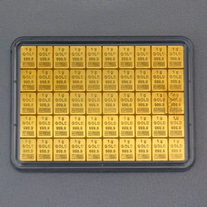 Goldtafel (50x 1g Feingold) "CombiBar" - Hauptansicht