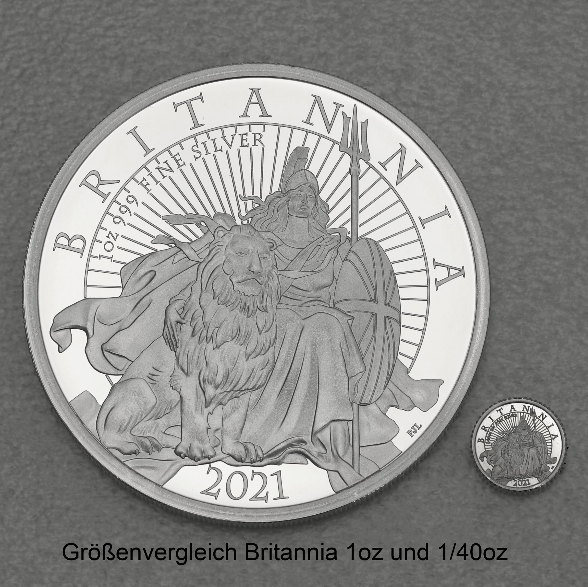 Silbermünzen "Britannia" 2021 (PP) Set – 6-teilig (Großbritannien) - Detailansicht 1