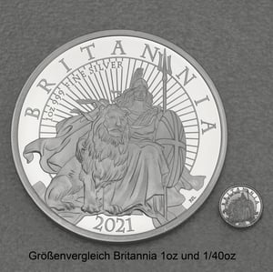 Silbermünzen "Britannia" 2021 (PP) Set – 6-teilig (Großbritannien) - Miniaturansicht 2