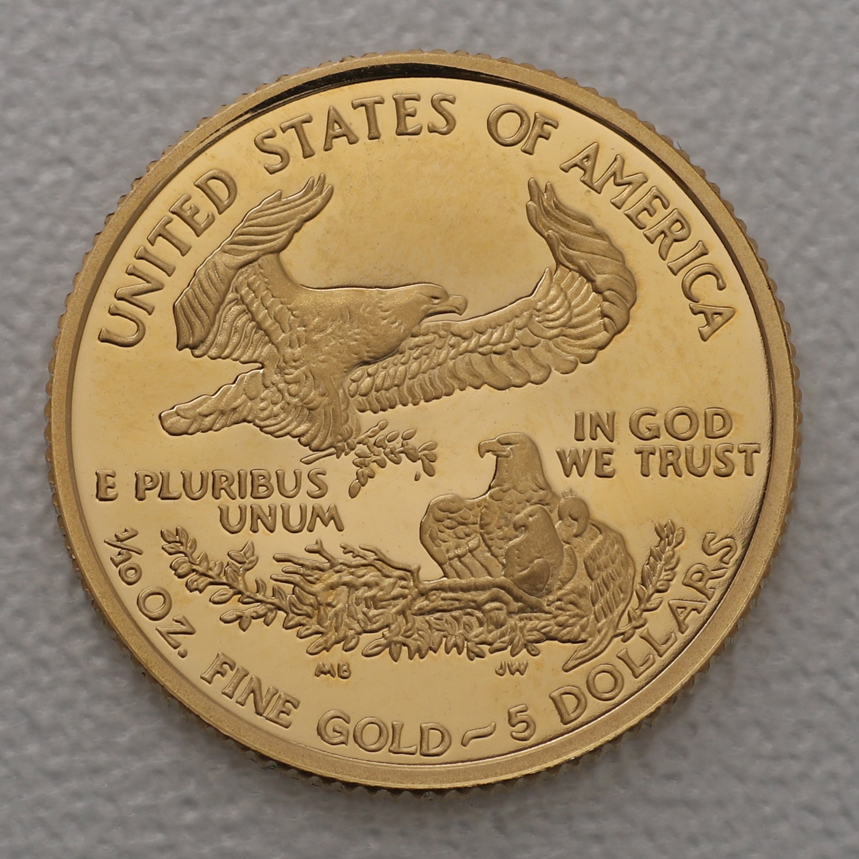 Goldmünze 1/10oz "American Eagle" 2006 (PP) (USA) - Detailansicht 1