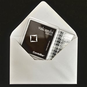 Geschenk-Umschlag "Platin Glamour" (A7, groß) - Miniaturansicht 2