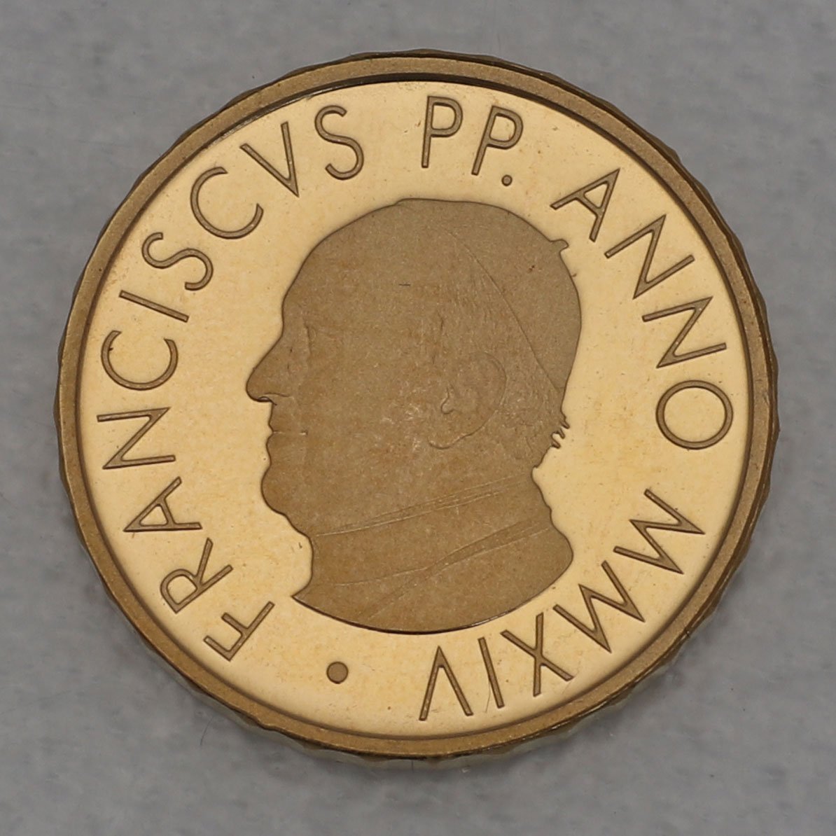 Goldmünze "10 Euro - 2014" Die Taufe (Vatikanstadt) - Detailansicht 1
