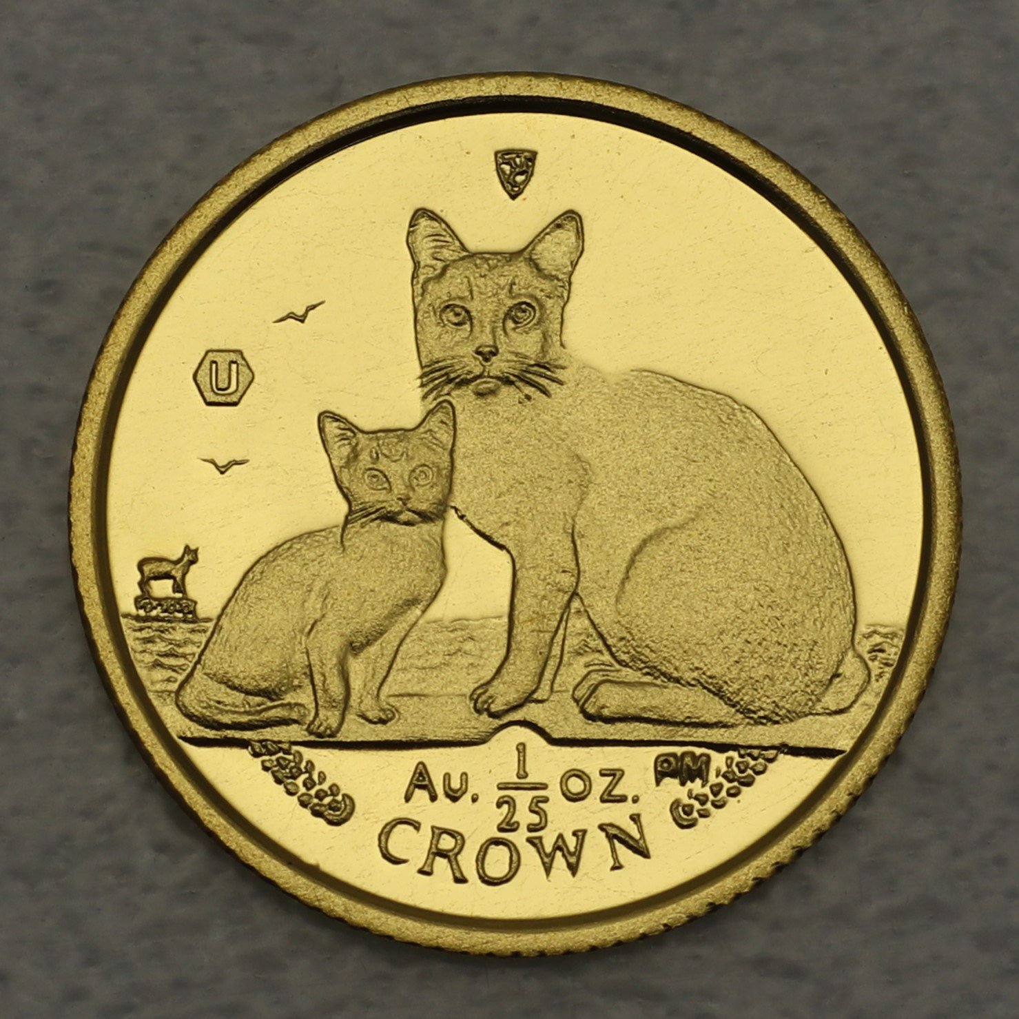 Goldmünze 1/25oz "Burmilla Cat" 2008 Cats (Isle of Man) - Hauptansicht