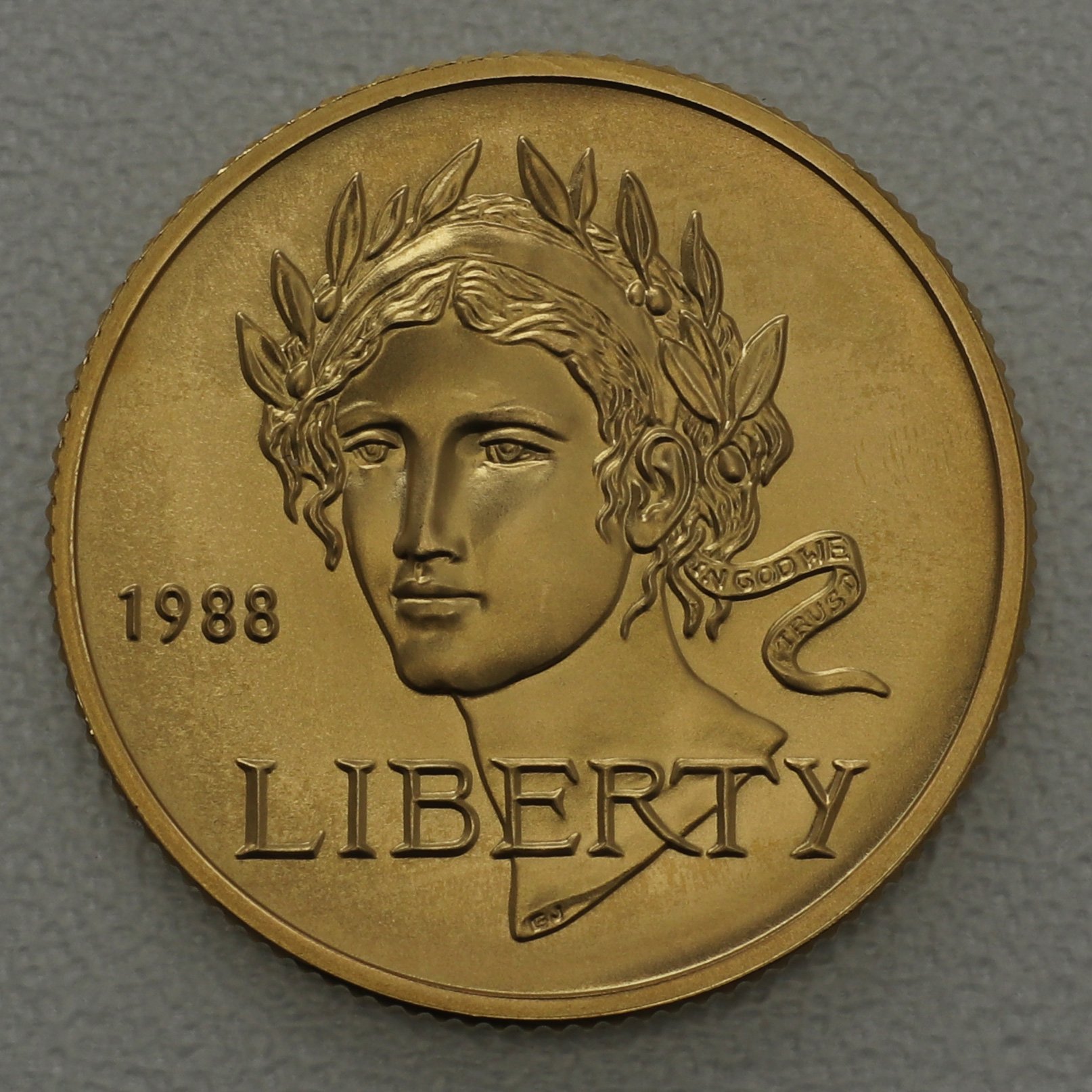 Goldmünze 5 Dollar "Olympia Seoul" 1988 (USA) - Hauptansicht