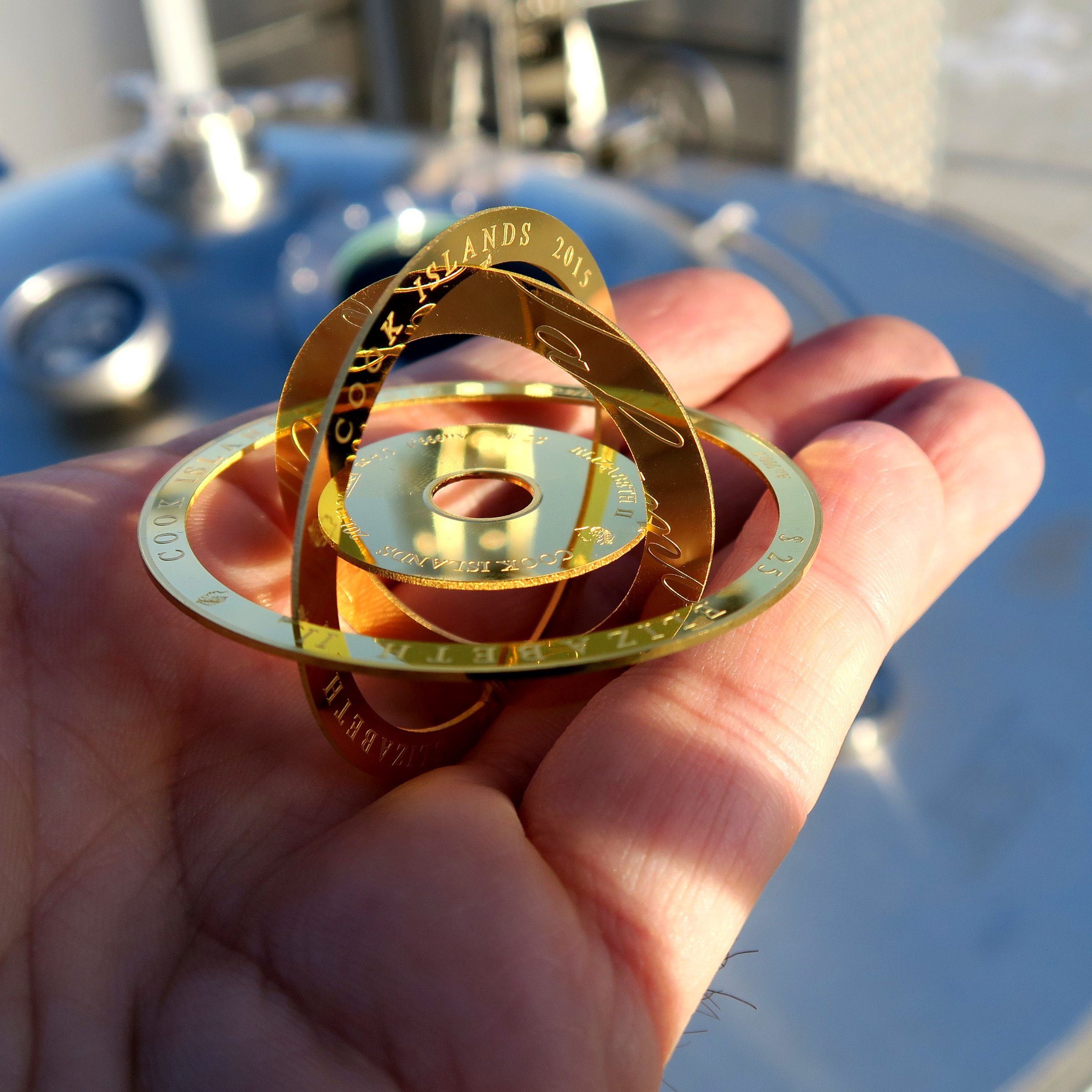 Goldmünze 4 x 1/4oz "Armillary" (Cook Islands) - Detailansicht 1