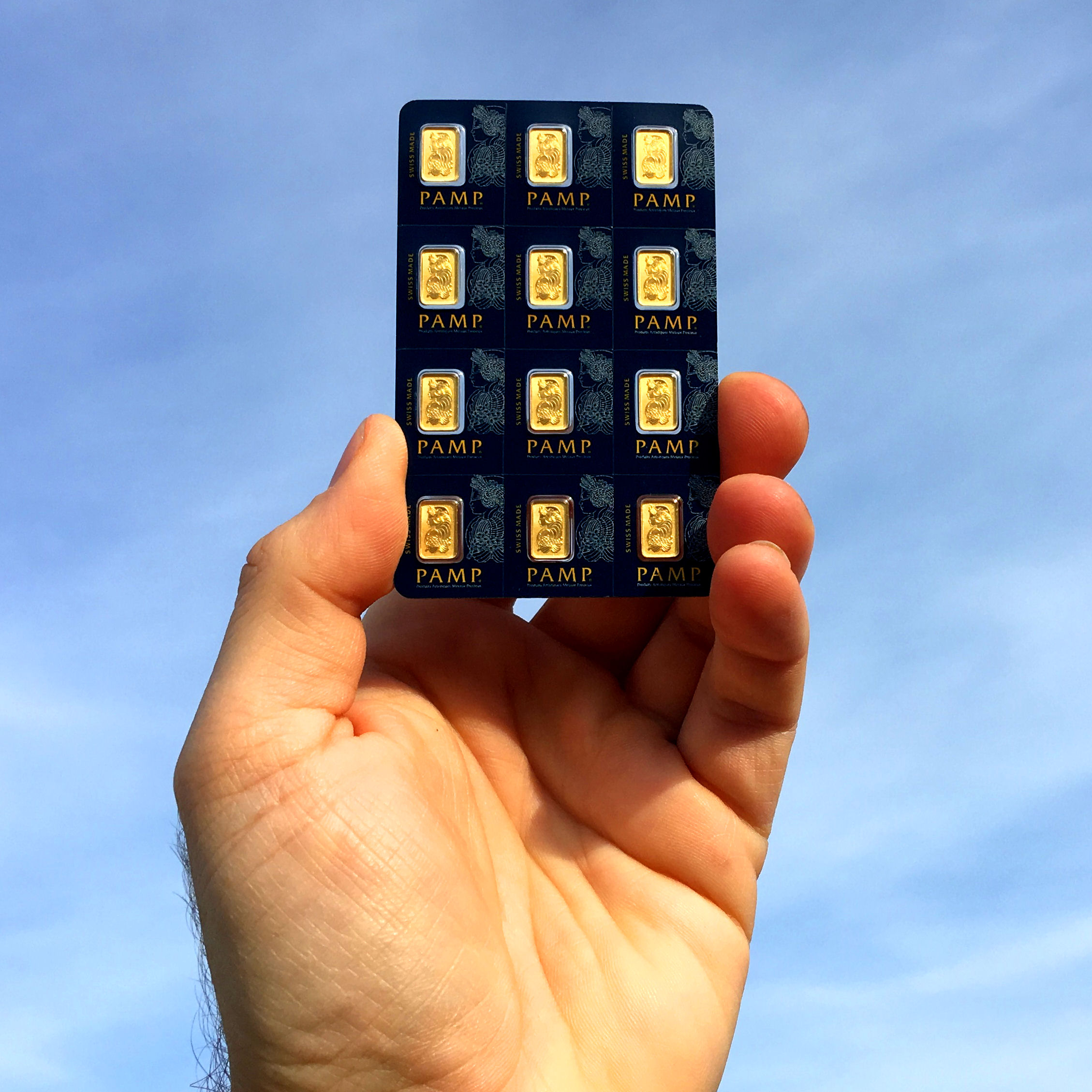 Goldbarren "Multigram" (12x 1g Gold) PAMP - Detailansicht 5