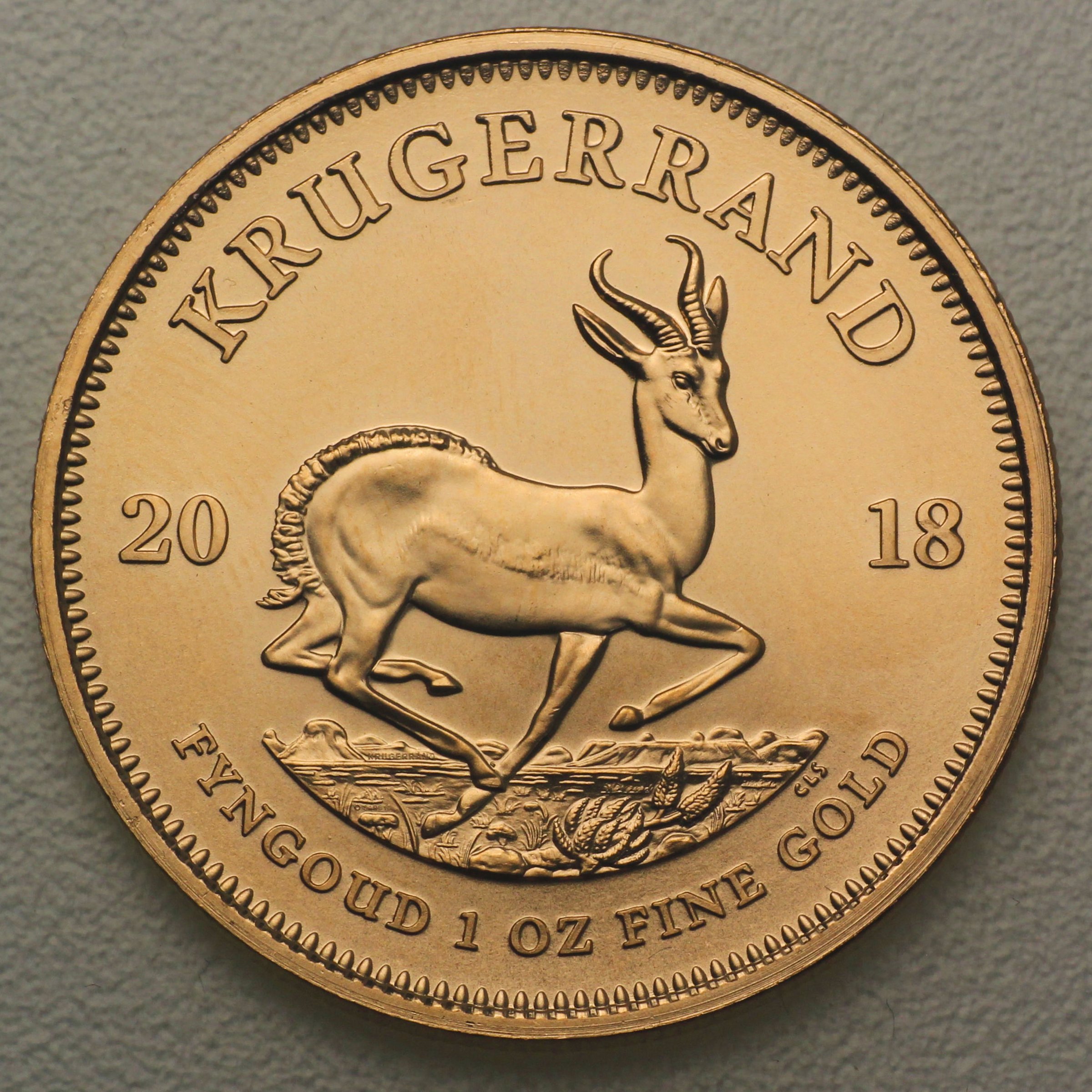 Goldmünze 1oz "Krügerrand" 2018 (Südafrika) - Hauptansicht