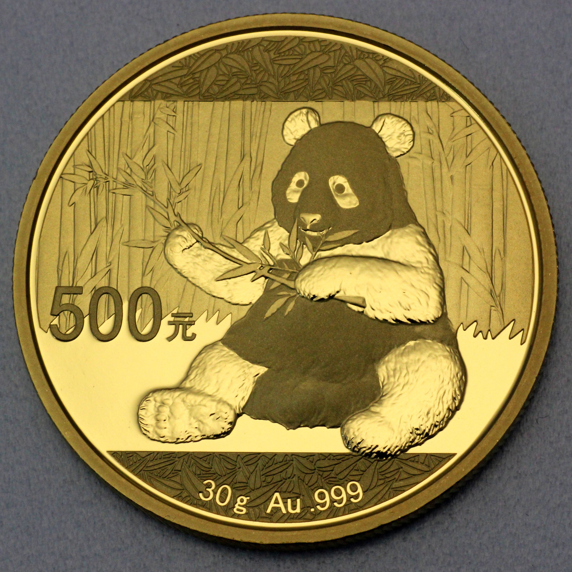 Goldmünze 30g "Panda" 2017 (China) - Hauptansicht