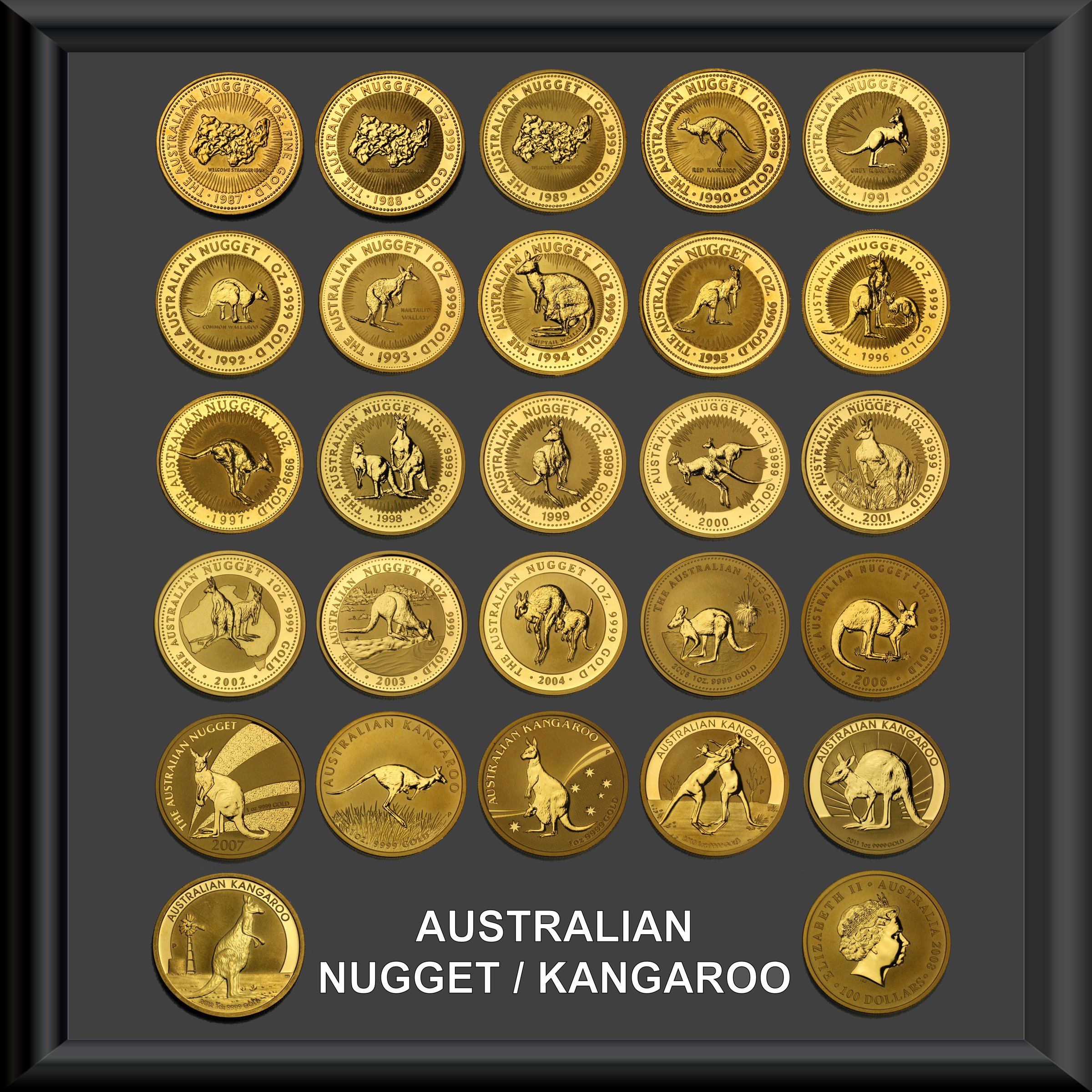 Goldmünze 1oz "Känguru" versch. Jahrgänge (Australien) - Detailansicht 5
