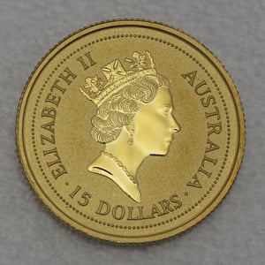 Goldmünze 1/10oz "Tiger" 1998 Lunar I – Year of the Tiger (Australien) - Miniaturansicht 2