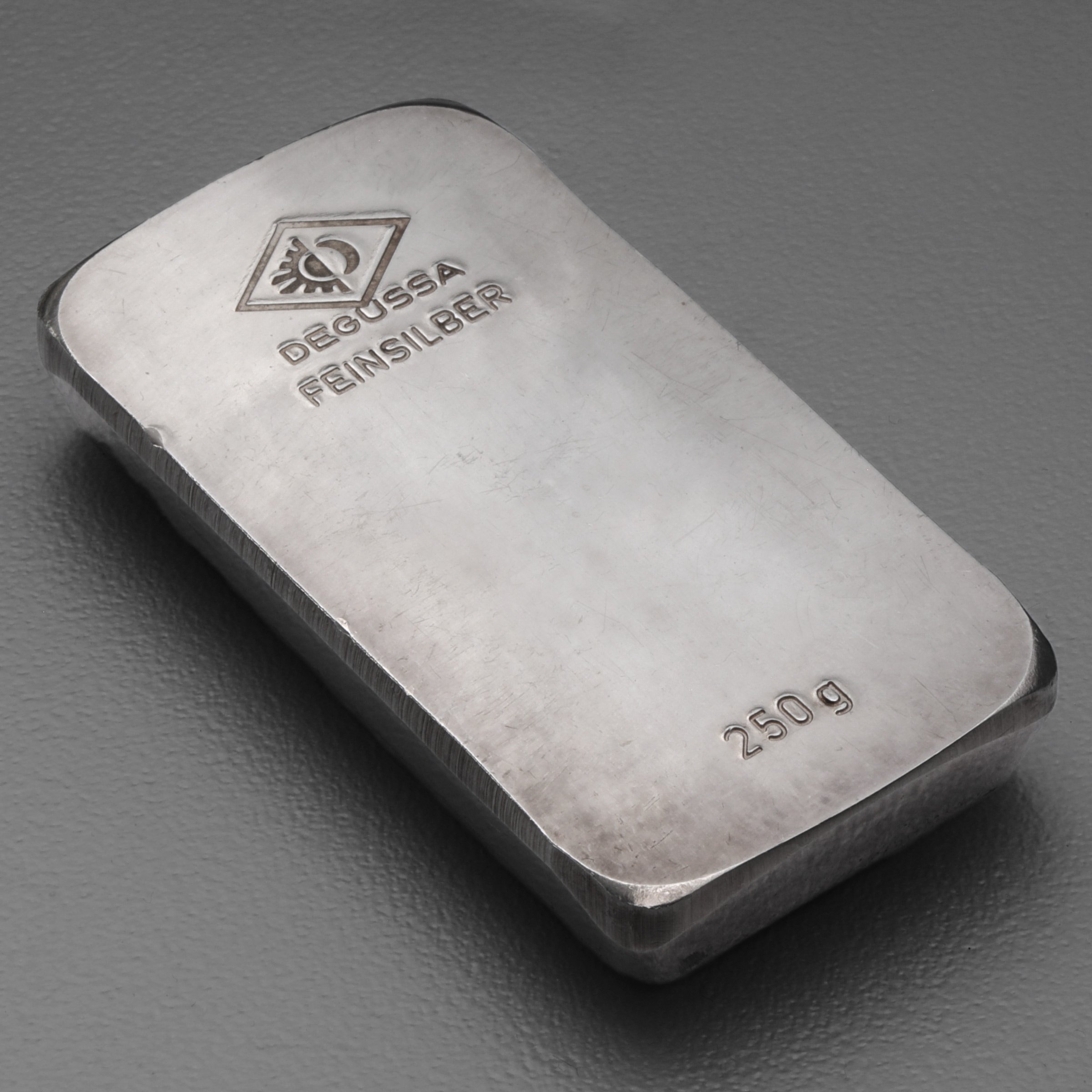Silberbarren 250g DEGUSSA (Resale) - Detailansicht 1