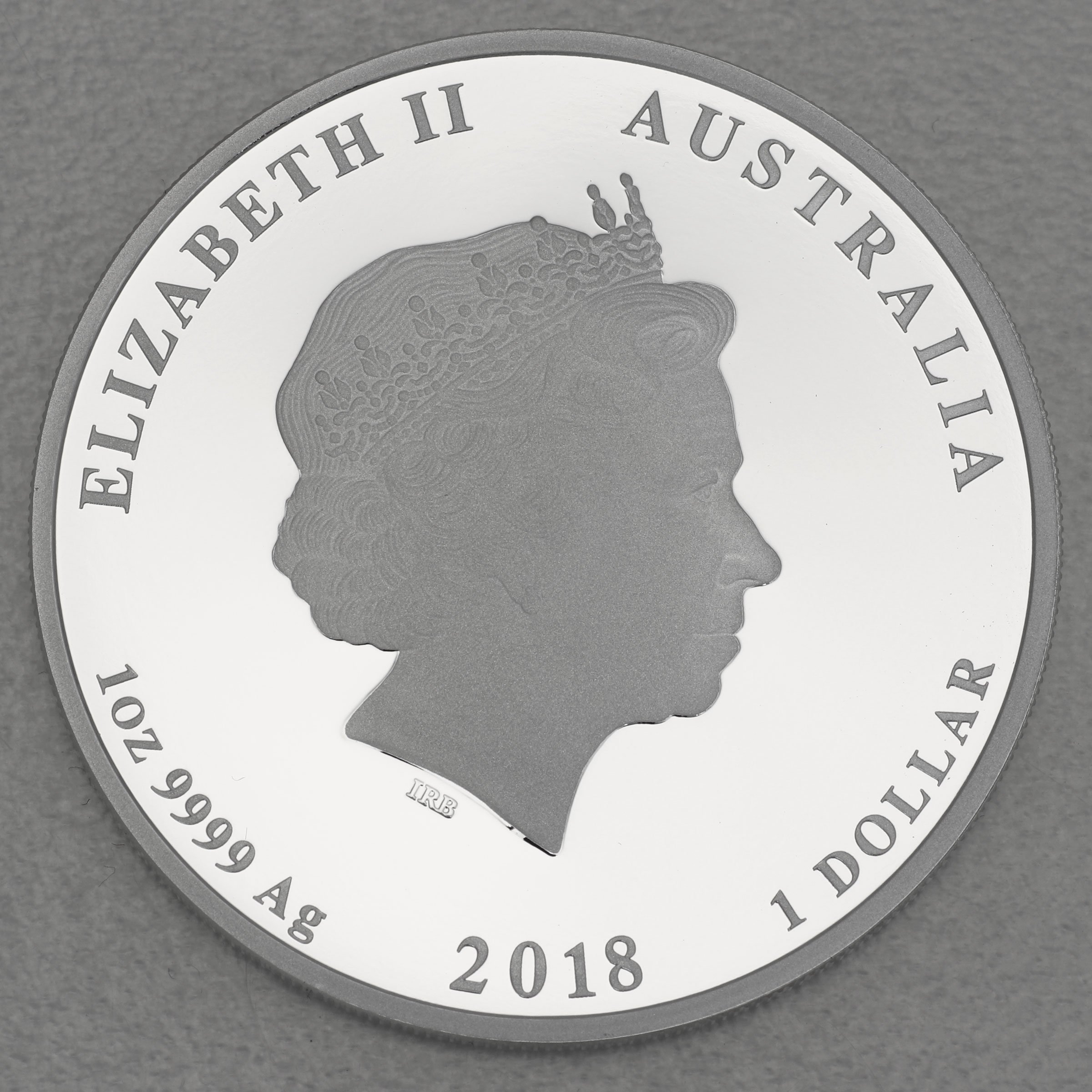 Silbermünze 1oz "Hund" 2018 (PP) Lunar II – Year of the Dog (Australien) - Detailansicht 1