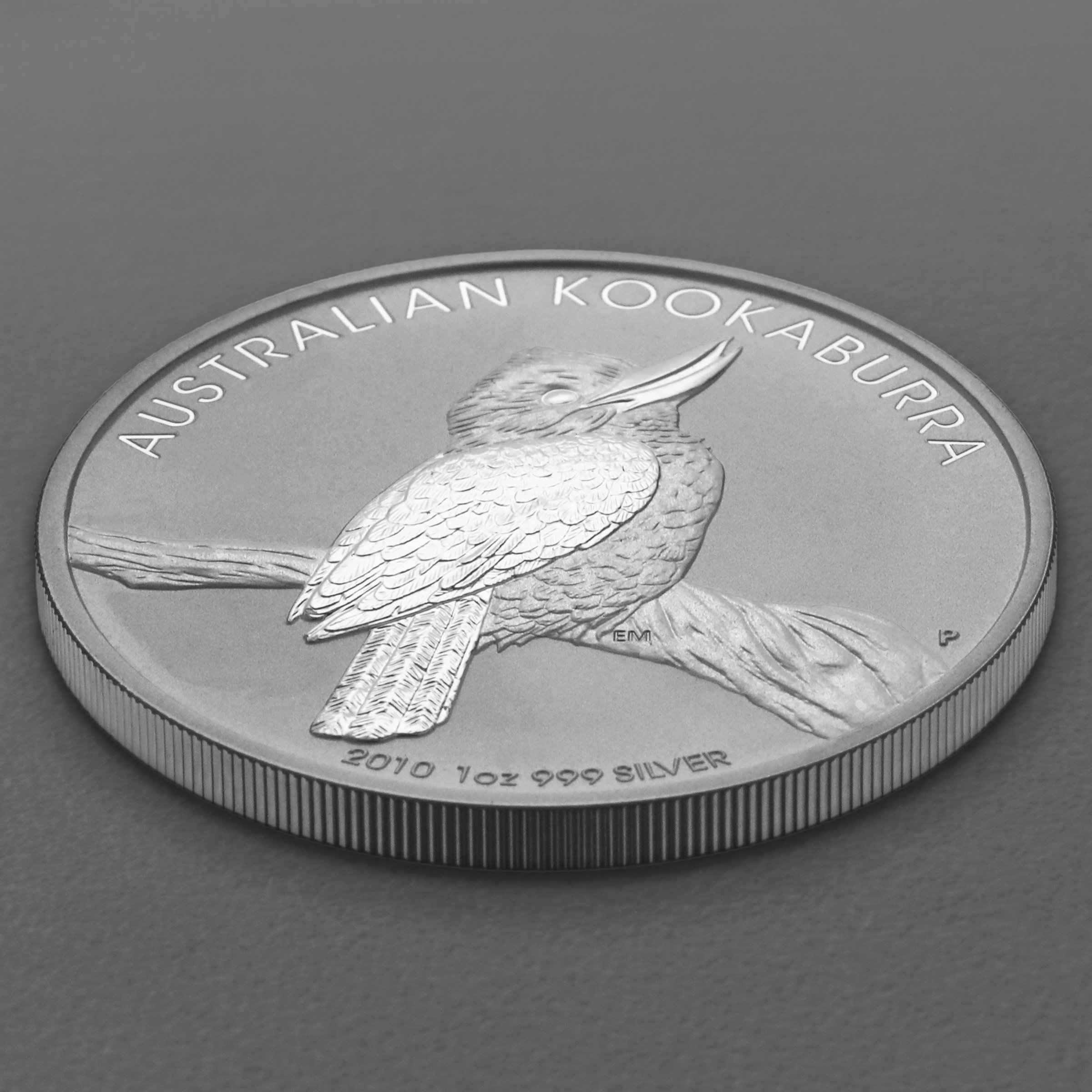 Silbermünze 1oz "Kookaburra" 2010 (Australien) - Detailansicht 2