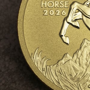 Goldmünze 1oz "Pferd" 2026 Lunar III – Year of the Horse (Australien) - Miniaturansicht 5