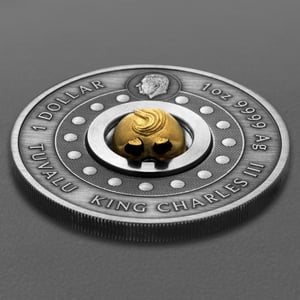 Silbermünze 1oz "Pferd" 2026 (AF) Rotating Charm – Year of the Horse (Tuvalu) - Miniaturansicht 4